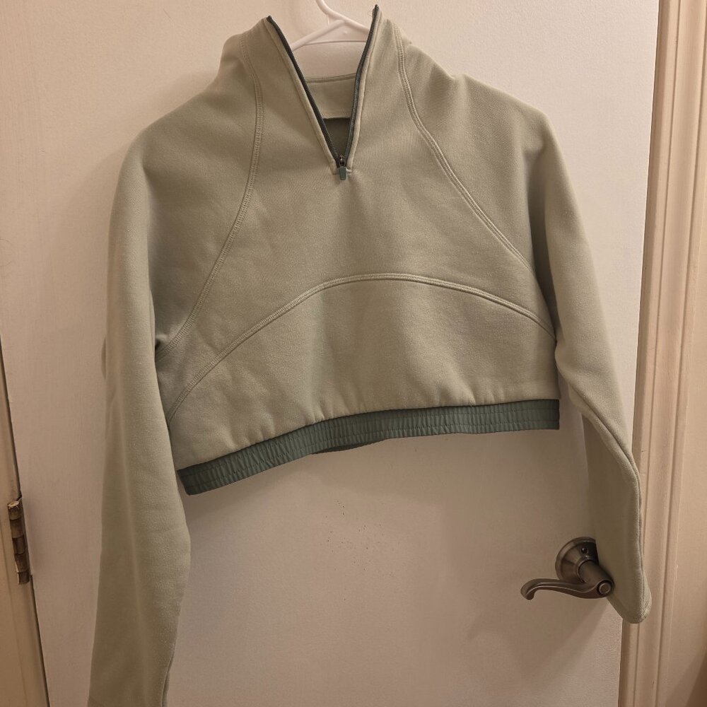 Cropped Athleisure Quarter Zip